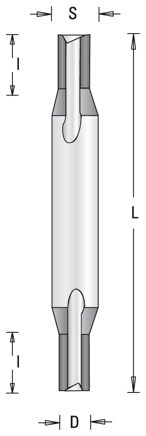 7896 HW-Dichtungs-Nutfräser Z2 beidseitig - Image 2